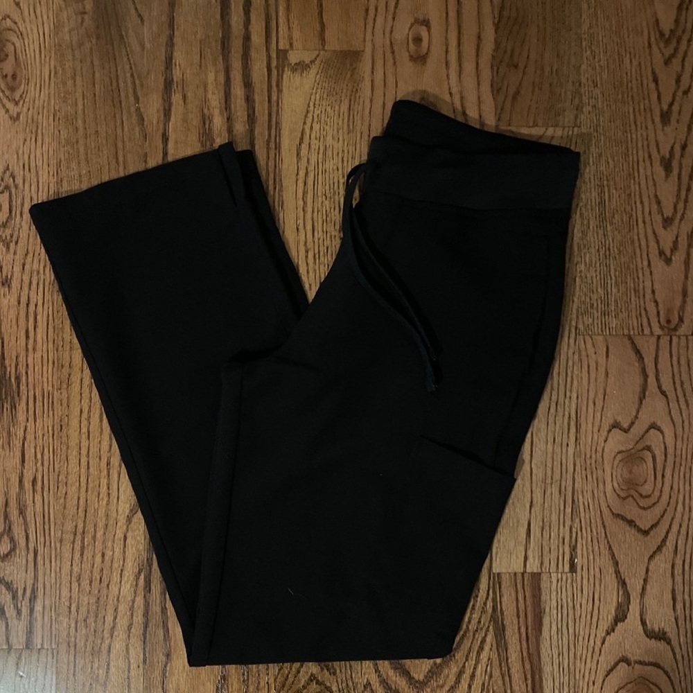 Mandala black scrub pants